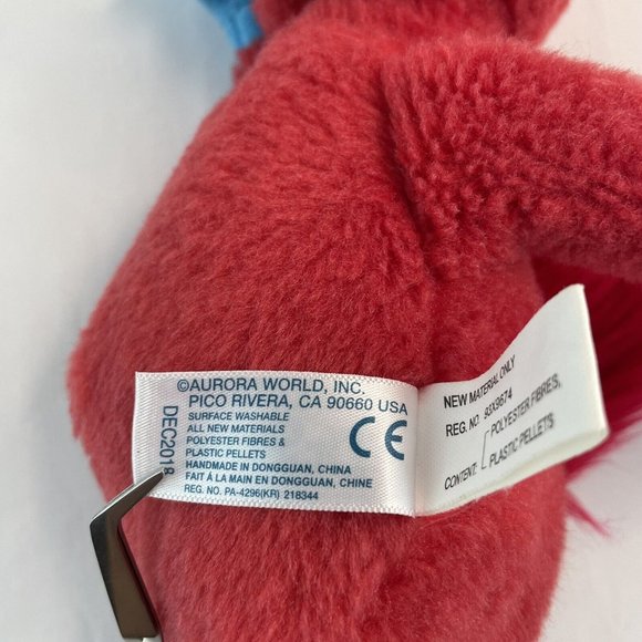 Aurora Dr Seuss Fox in Socks 12" Plush Red Blue Stuffed Animal Toy 2018 - Picture 9 of 10